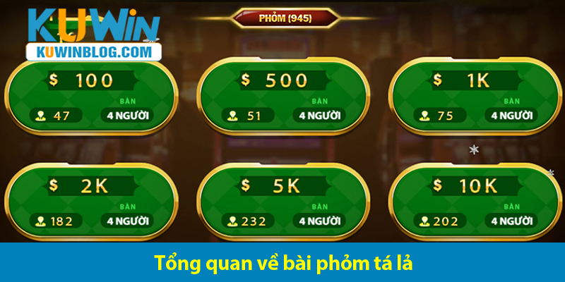 Cách chơi và các chiến thuật chơi bài phỏm tá lả hay cho các bet thủ ở Kuwin